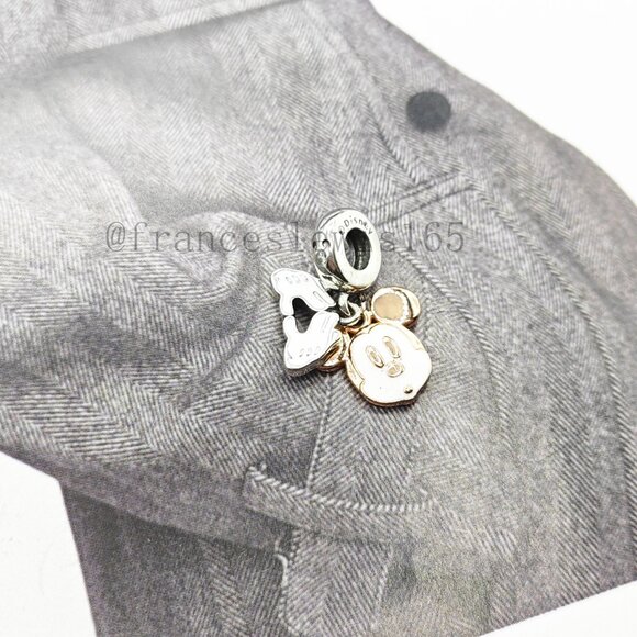 Pandora Mickey Mouse Double Dangle Charm - Picture 4 of 4